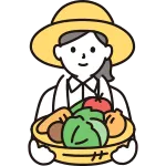 Farmer Woman SVG Icon